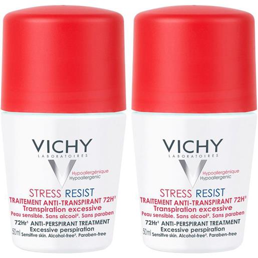 Vichy (L'Oreal Italia SpA) vichy deodorante roll -on antitraspirante intensivo 50 ml set da 2 2x50 roller