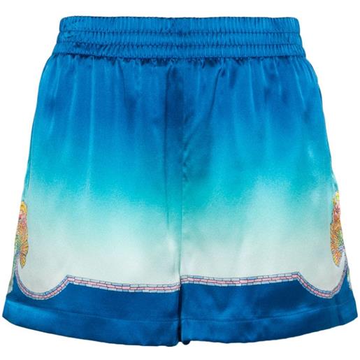 Casablanca shorts coquillage coloré - blu