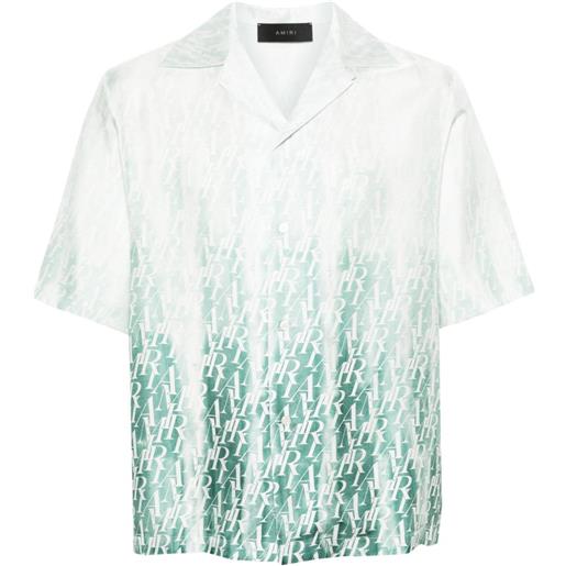AMIRI camicia gradiant repeat - verde