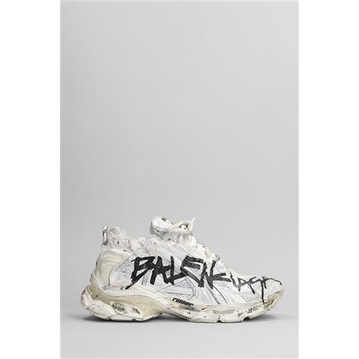 Balenciaga sneakers runner in poliuretano bianco