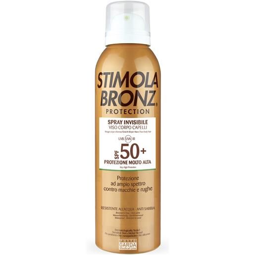 PHYTO GARDA Srl stimolabronz protection spf50+ spray invisibile viso corpo capelli 150 ml