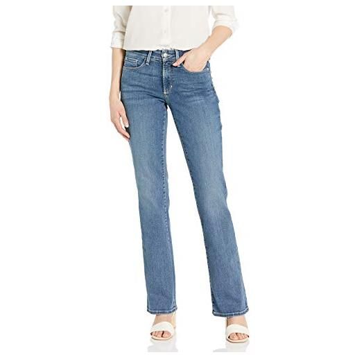 NYDJ - jeans a zampa d'elefante, modello barbara, da donna - blu - 38