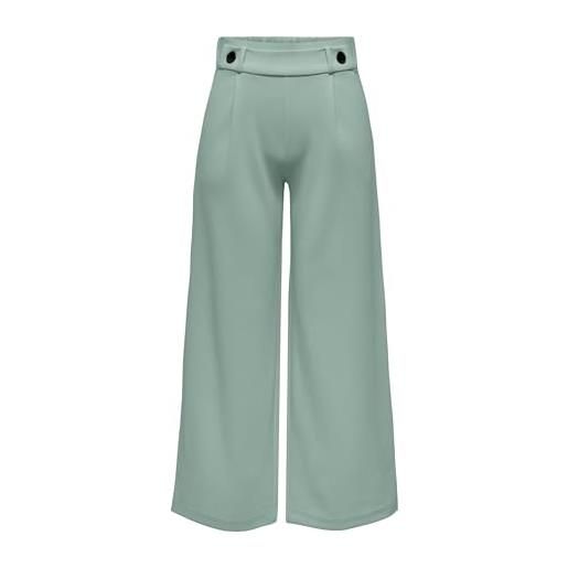 Jdy JDYgeggo new long pant jrs noos pantaloni, chinois green/detail: black buttons, m / 30l donna