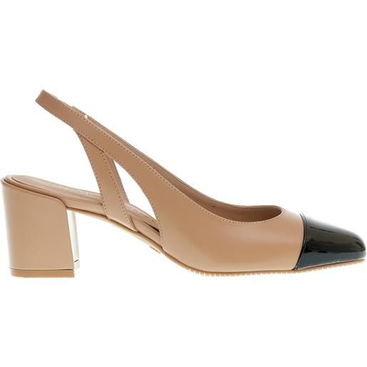 STUART WEITZMAN slingback beige e nera