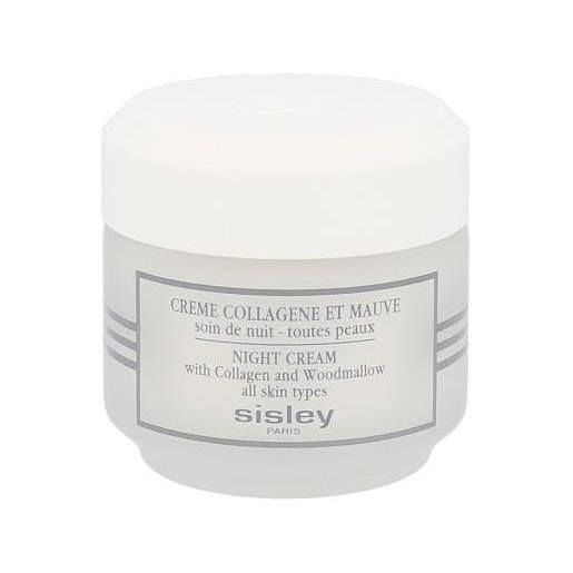 Sisley night cream with collagen and woodmallow crema notte per tutti i tipi di pelle 50 ml per donna