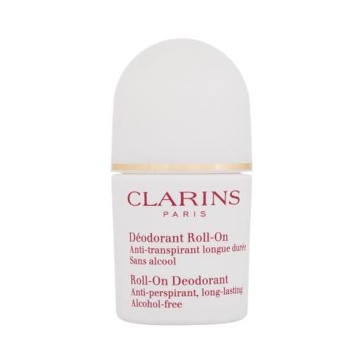 Clarins roll-on deodorant 50 ml deodorante naturale con effetto antitraspirante per donna
