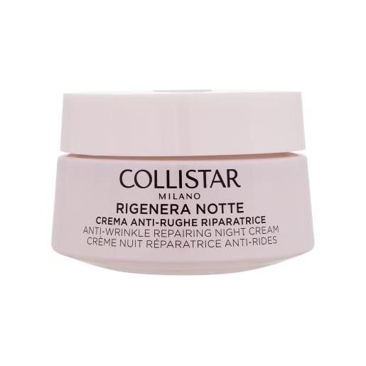 Collistar rigenera anti-wrinkle repairing night cream crema notte rigenerante antirughe 50 ml per donna
