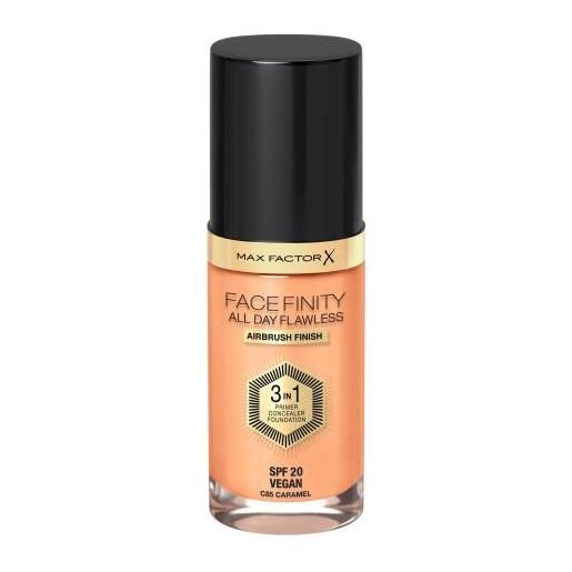 Max Factor facefinity all day flawless spf20 fondotinta a lunga tenuta 30 ml tonalità c85 caramel