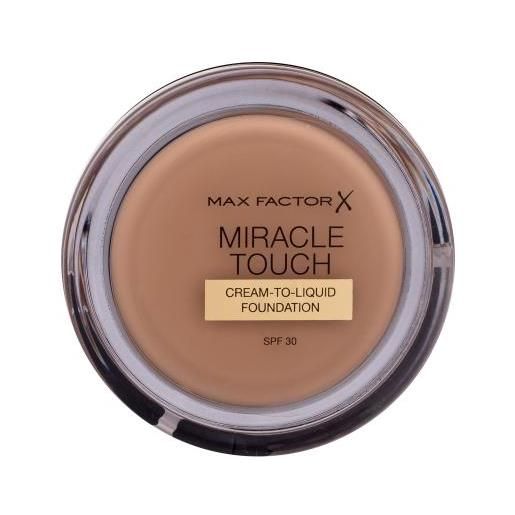 Max Factor miracle touch cream-to-liquid spf30 fondotinta cremoso e idratante 11.5 g tonalità 080 bronze