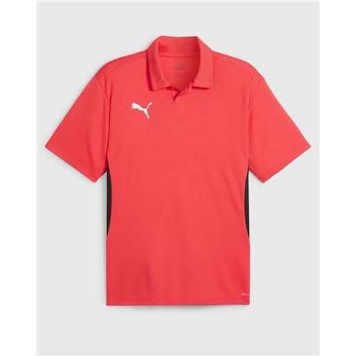 Puma polo individual padel rosso uomo