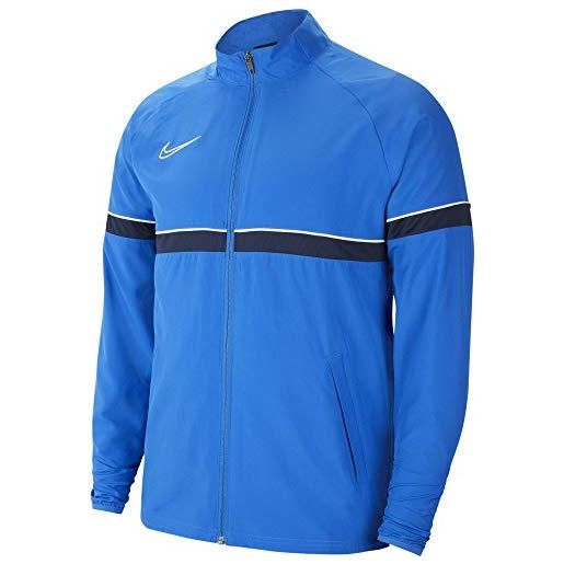 Nike dri-fit academy, giacca sportiva uomo, royal blu/bianco/ossidiana/bianco, xl