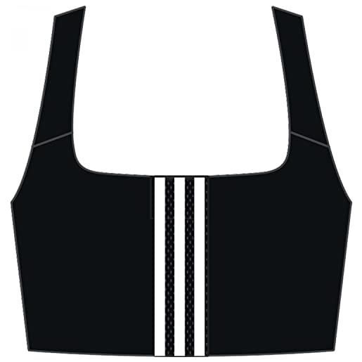 Adidas trn ms btr 3sps, reggiseno sportivo donna, black, 4x