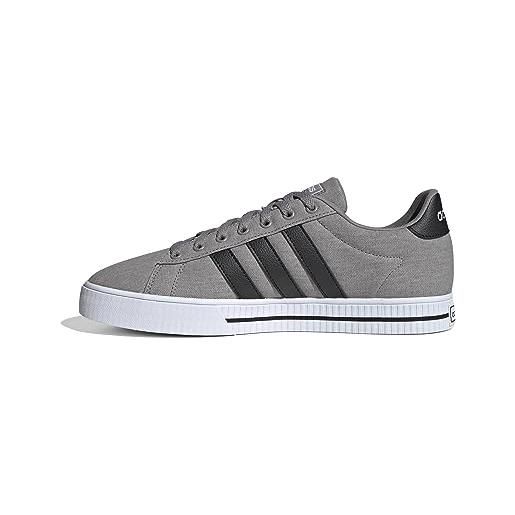 adidas daily 3.0 shoes, scarpe uomo, core black ftwr white gum 3, 46 eu