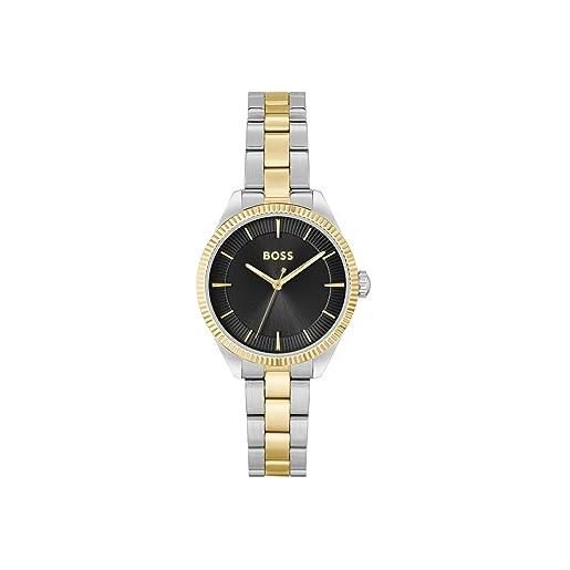 HUGO BOSS boss orologio analogico da donna con quadrante bianco - 1502730, bianco, contemporane