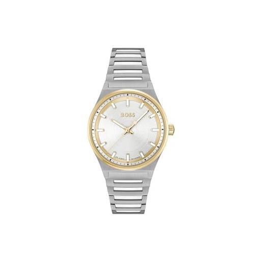 BOSS orologio analogico da donna con quadrante bianco - 1502734, bianco, contemporane
