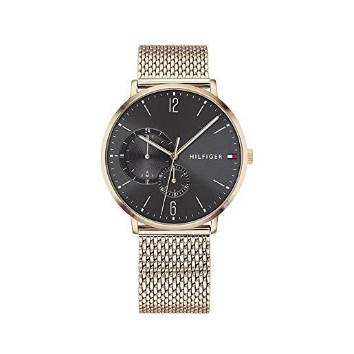 Tommy Hilfiger orologio multi-quadrante quarzo uomo con cinturino in acciaio inox 1791506