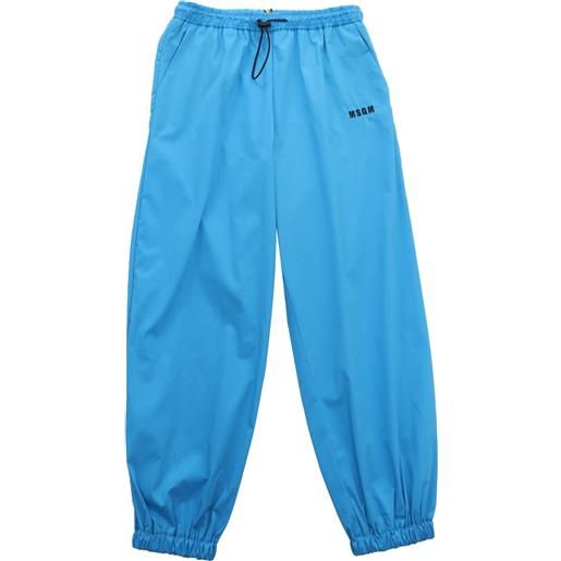 Msgm pantalony baggy azzurri