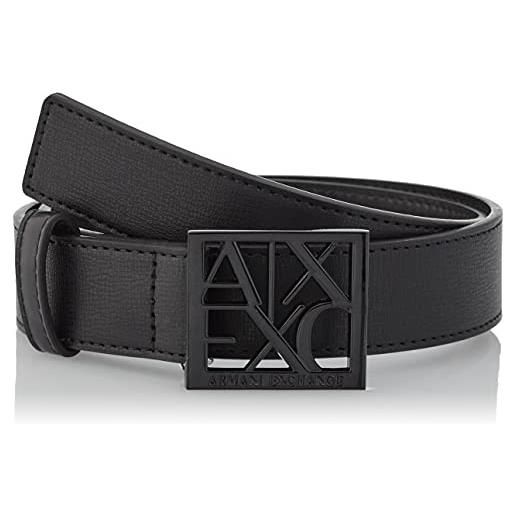 Armani Exchange black susi medium cintura, nero, 95 cm donna
