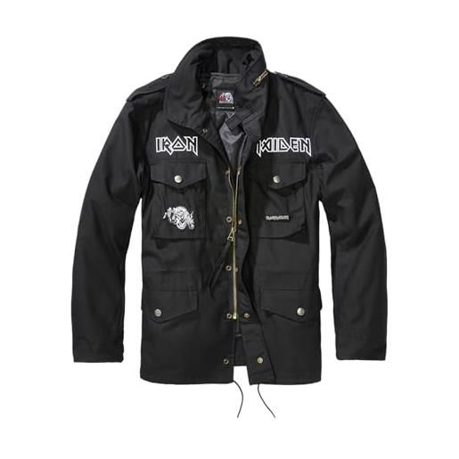 Brandit iron maiden m-65-giacca eddie giacca, nero, xxxxl unisex-adulto