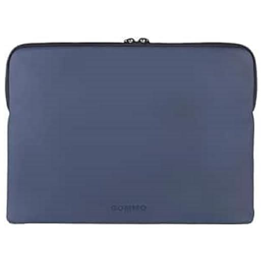 Tucano - gommo - manicotto per laptop 14 e mac. Book air 15, in materiale gommato - blu
