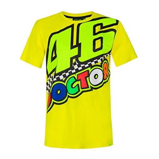 Valentino Rossi t-shirt sun and moon, uomo, xs, giallo