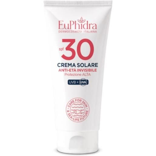 Euphidra crema solare anti-età invisibile spf 30 protezione alta 50 ml