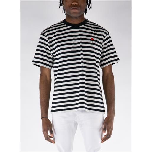 EDWIN t-shirt basic stripe uomo