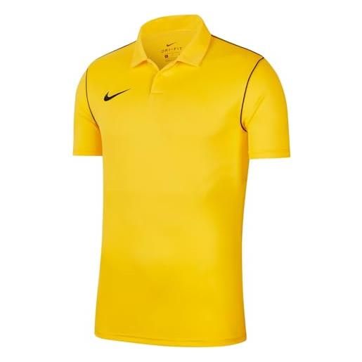 Nike bv6879-719 dri-fit park maglia lunga uomo tour yellow/black/black taglia s