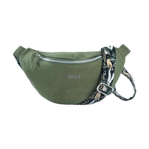 Eco Right ecoright fanny packs for women, canvas crossbody bag men & belt bag for women for hiking, running, sports, traveling