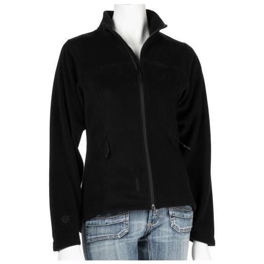 Tatonka essential topeka lady jacket giacca in pile da donna, donna, black, 44