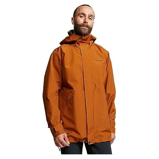 Berghaus giacca impermeabile charn gore-tex da uomo, regolabile, resistente, protezione dalla pioggia