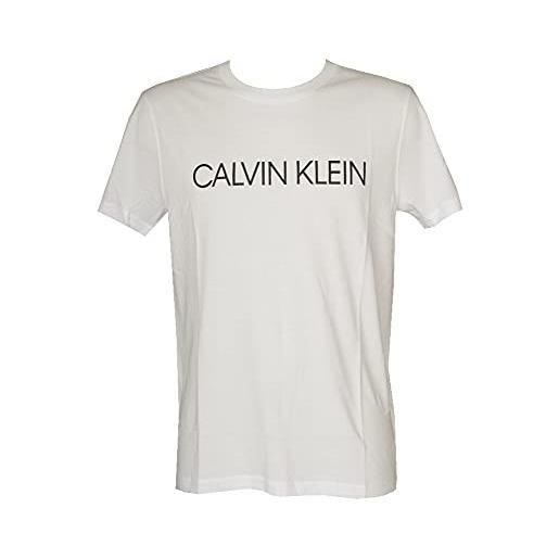 Calvin Klein relaxed crew tee set di costume a maglietta, pvh classic bianco, m uomo