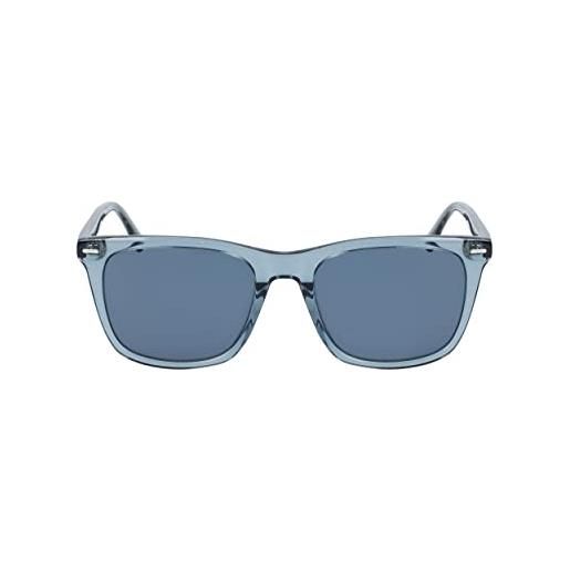 Calvin Klein ck21507s occhiali da sole, 429 crystal teal, taglia unica uomo