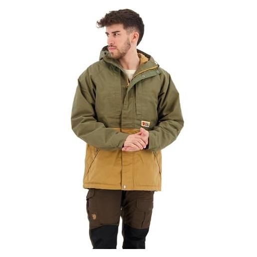 FJALLRAVEN vardag lite padded jacket m giacca, laurel green-buckwheat brown, xl uomo