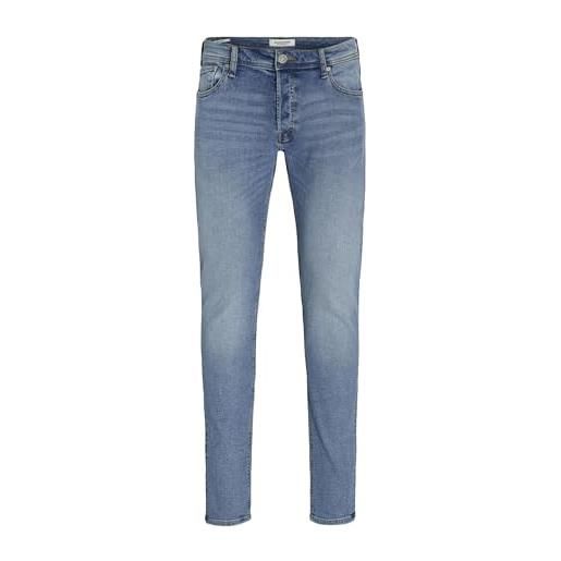 JACK & JONES uomo jeans glenn original 030 slim, blu, 38w x 32l