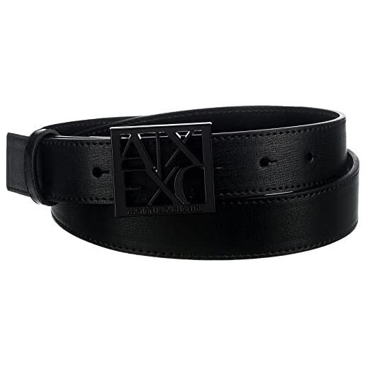 Armani Exchange cintura da donna black susi medium, nero, 75 cm