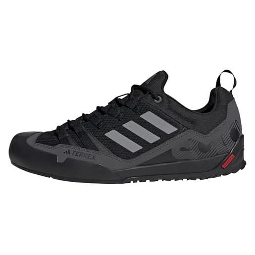 adidas tracefinder trail running, sneakers uomo, core black core black grey six, 46 2/3 eu