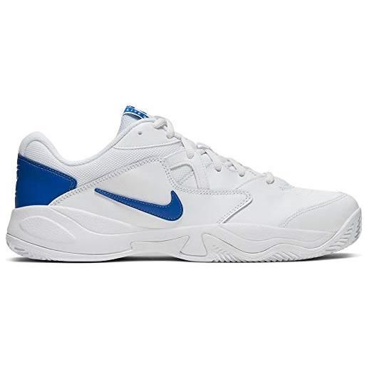 Nike Nike. Court lite 2, scarpe da tennis uomo, multicolore (white/game royal-flash crimson 103), 46 eu