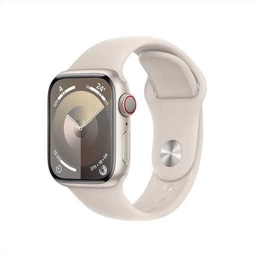 Apple - watch series 9 gps + cellular cassa 41mm - m/l-galassia
