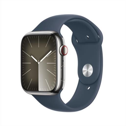 Apple - watch series 9 gps + cellular cassa 45mm - m/l-blu tempesta