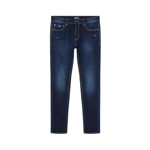 Gas jeans skinny fit sax zip rev 35141820967 blu