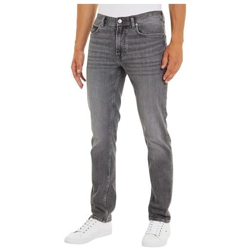 Tommy Hilfiger straight denton str mw0mw34512 pantaloni di jeans, denim (grover grey), 33w / 34l uomo