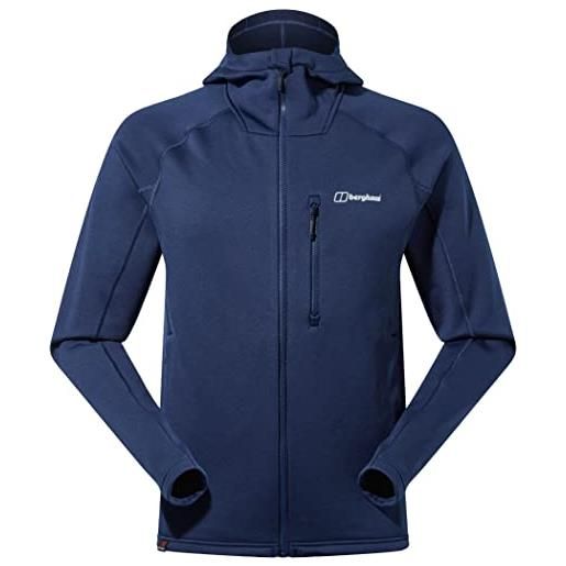 Berghaus carnot polartec power-cappuccio elasticizzato giacca in pile, crepuscolo, l uomo