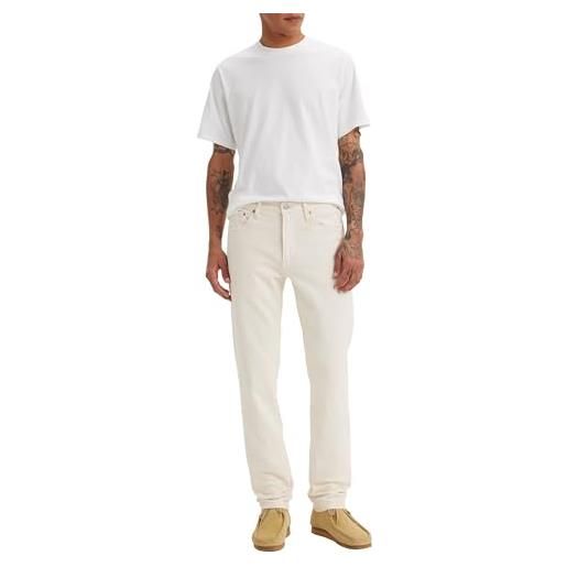 Levi's 511 slim, jeans uomo, bianco, 32w / 32l