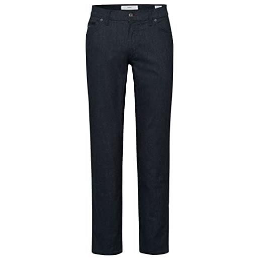 BRAX style cadiz c woo. Look-pantaloni a cinque tasche in effetto legno, blu (night blue 23), 36w x 30l uomo