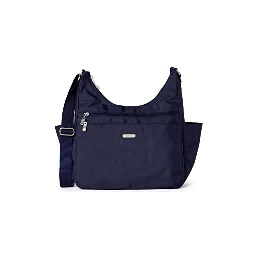 Baggallini, tracolla hobo essential donna, cadet navy