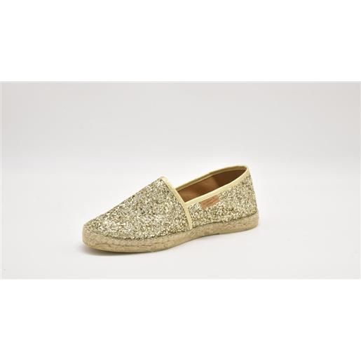 La maison de l'espadrille glitter oro