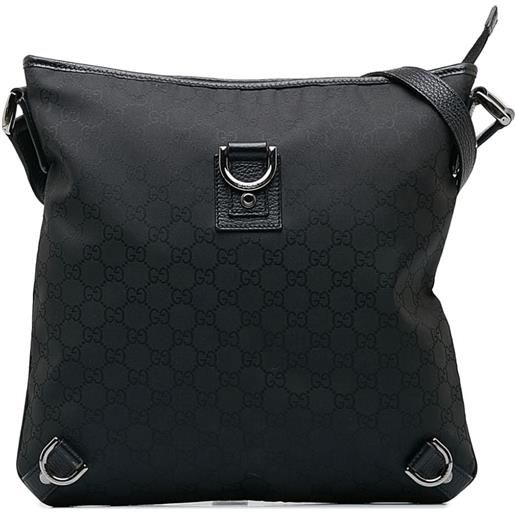 Gucci Pre-Owned - borsa a tracolla abbey d-ring 2000-2015 - donna - tela/tessuto - taglia unica - nero