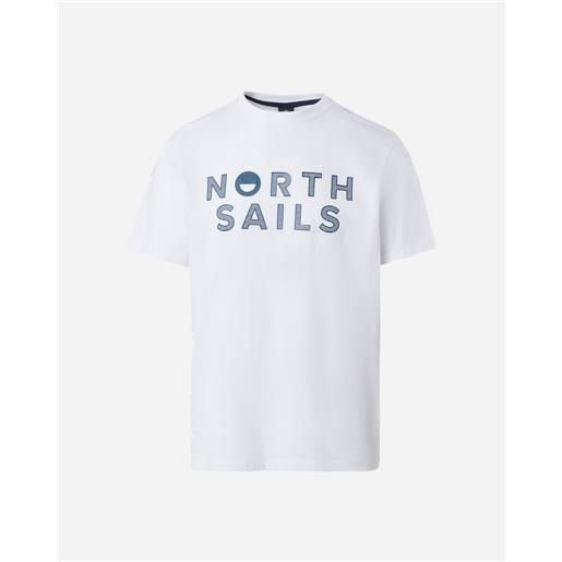 North Sails linear logo m - t-shirt - uomo