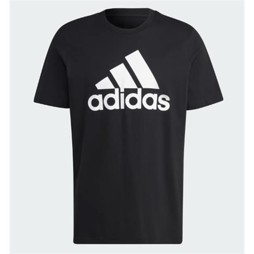 Adidas m bl sj t t-shirt m/m nera logo grande triangolo bianco uomo